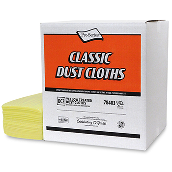 Classic Dust Cloths, Yellow Dust Cloths